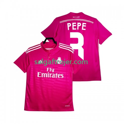 Real Madrid PEPE 3 2014 2015 Fodboldtrøjer Retro Udebanesæt Kort ærmer Real Madrid PEPE 3 2014 2015 Fodboldtrøjer Retro Udebanesæt Kort ærmer